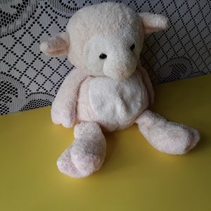 TY 2003 Shearly The Lamb Cream Baby Sheep Plush
